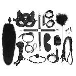 Набір BDSM Art Of Sex – Maxi BDSM Set Leather, 13 предметів, чорний, натуральна шкіра - мініатюра 2
