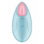 Смарт-вібратор для клітора Satisfyer Tropical Tip Light Blue - мініатюра 7
