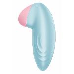 Смарт-вібратор для клітора Satisfyer Tropical Tip Light Blue - мініатюра 4