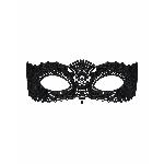 Мереживна маска Obsessive A700 mask, єдиний розмір, чорна - мініатюра 2