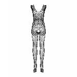 Бодістокінг Obsessive Bodystocking F234 S/M/L, абстрактний малюнок, глибоке декольте - мініатюра 6
