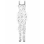 Бодістокінг з великим вічком і відкритими грудьми Obsessive Bodystocking N102 S/M/L, чорний - мініатюра 3