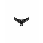 Напівпрозорі трусики з підвіскою Obsessive Ivannes panties black 2XL/3XL, чорні - мініатюра 5