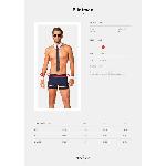Еротичний костюм пілота Obsessive Pilotman set L/XL, боксери, манжети, комір з краваткою, окуляри - мініатюра 7