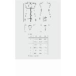 Еротичний костюм стюардеси Obsessive Stewardess 3 pcs grey S/M, сірий, сукня, стрінги, пілотка - мініатюра 7