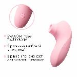 Вакуумний стимулятор Svakom Pulse Lite Neo Pale Rosette керується зі смартфона - мініатюра 4