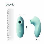 Вакуумний стимулятор Svakom Pulse Lite Neo Seafoam Blue, керується зі смартфона - мініатюра 3