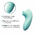 Вакуумний стимулятор Svakom Pulse Lite Neo Seafoam Blue, керується зі смартфона - мініатюра 4