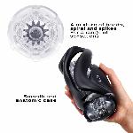 Мастурбатор Dorcel DEEP BLOW BLACK, подвійне використання - мініатюра 2
