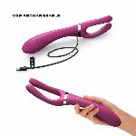 Вібратор-стимулятор Dorcel INFINITE JOY PLUM, багатофункціональний, унісекс - мініатюра 4