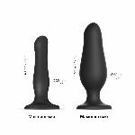 Надувний фалоімітатор Strap-On-Me INFLATABLE DILDO PLUG - NOIR, кулька всередині, діаметр до 6 см - мініатюра 6