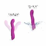 Вібратор Love To Love SWAP - SWEET ORCHID з пульсівною перлиною для точки G, 3 мотора, гнеться - мініатюра 4