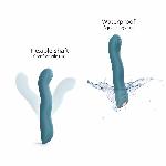 Вібратор Love To Love SWAP - TEAL ME, з пульсівною перлиною для точки G, 3 мотори, гнеться - мініатюра 4