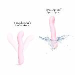 Вібратор Love To Love SWAP - BABY PINK, з пульсівною перлиною для точки G, 3 мотори, гнеться - мініатюра 4