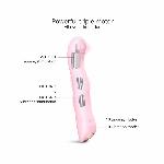 Вібратор Love To Love SWAP - BABY PINK, з пульсівною перлиною для точки G, 3 мотори, гнеться - мініатюра 3