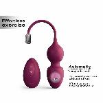 Вагінальні кульки Dorcel LOVE BALLS PLUM, вібрації та рухи внутрішньої кульки, пульт ДК - мініатюра 2