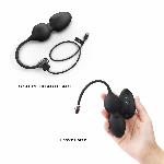Вагінальні кульки Dorcel LOVE BALLS BLACK, вібрації та рухи внутрішньої кульки, пульт ДК - мініатюра 4