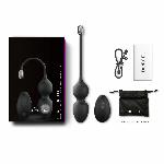 Вагінальні кульки Dorcel LOVE BALLS BLACK, вібрації та рухи внутрішньої кульки, пульт ДК - мініатюра 6