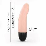 Вібратор Dorcel Real Vibration S Flesh 2.0, діаметр 3,7см, перезаряджається, для точки G - мініатюра 4