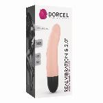 Вібратор Dorcel Real Vibration S Flesh 2.0, діаметр 3,7см, перезаряджається, для точки G - мініатюра 6