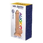 Силіконовий фалоімітатор Wooomy Mr.Smith, термореактивний, з присоскою, довжина 17,5, діаметр 3,3 см - мініатюра 2