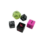 Набір кубиків Wooomy Ooo 5 Dice Set (EN): місця та пози для сексу, інтимні дії та частини тіла - мініатюра 1