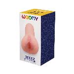 Мастурбатор-вагіна Wooomy Jeeez Masturbator Vagina, м’які відкриті губи, 11,6х5,4 см - мініатюра 2
