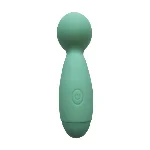Мінівібромасажер Wooomy Smally Mini Wand Turquoise - мініатюра 1