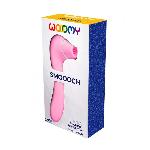 Вакуумний стимулятор з вібрацією Wooomy Smoooch Pink Clitoral Suction & Vibration, 10х2 режимів - мініатюра 4