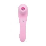Вакуумний стимулятор з вібрацією Wooomy Smoooch Pink Clitoral Suction & Vibration, 10х2 режимів - мініатюра 2