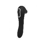 Вакуумний стимулятор з вібрацією Wooomy Smoooch Black Clitoral Suction & Vibration - мініатюра 3
