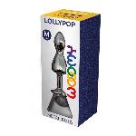 Металева анальна пробка Wooomy Lollypop Double Ball Metal Plug M, діаметр 3,1 см, довжина 9,4 см - мініатюра 3