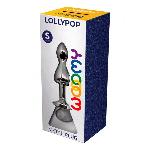 Металева анальна пробка Wooomy Lollypop Double Ball Metal Plug S, діаметр 2,8 см, довжина 8,5 см - мініатюра 3