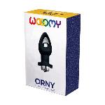 Анальна пробка Wooomy Orny зі знімною віброкулею, 1 режим вібрації, діаметр 3,6 см, довжина 8,4 см - мініатюра 3