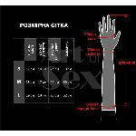 Вінілові міттинки Art of Sex - Lora довгі, размер L, колір червоний - мініатюра 4