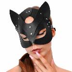 Маска Кішечки Art of Sex - Cat Mask, Чорний - мініатюра 2