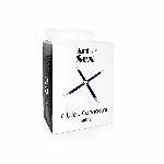 Хрестовина з натуральної шкіри Art of Sex – 4 Way Connector, чорний - мініатюра 4