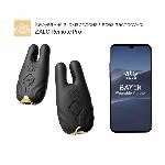 Смарт-вібратор для грудей Zalo - Nave Obsidian Black, пульт ДК, робота через додаток - мініатюра 2