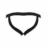 Чоловічі сліпи на шнурівці Passion 044 SLIP BEN XXL/XXXL Black, екошкіра, люверси - мініатюра 6