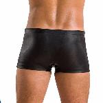 Чоловічі шкіряні боксери із заклепками Passion 048 SHORT DAVID L/XL Black - мініатюра 2