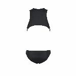 Чоловіче шкіряне боді Passion 056 ADAM XXL/XXXL Black, заклепки - мініатюра 6