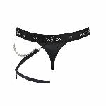 Чоловічі трусики танга з підв’язкою Passion 058 THONG BILL S/M Black - мініатюра 6