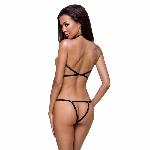 Жіноче боді-портупея Passion Exclusive Ivena XXL/XXXL, black - мініатюра 2