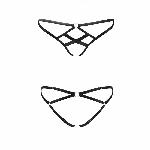 Трусики зі стреп Passion Exclusive NICKY THONG XXL/XXXL, black - мініатюра 3