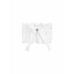 Ажурна підв’язка Obsessive Amor Blanco garter, white - мініатюра 3