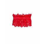Ажурна підв’язка Obsessive Amor Cherris garter, red - мініатюра 4
