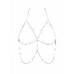 (SALE) Ланцюжок для бюста з кулоном-зіркою Obsessive Bijou 902 - мініатюра 3