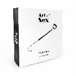 Анальний гак 3 із нашийником з натуральної шкіри Art of Sex - Anal hook, Чорний - мініатюра 5