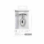 Анальна пробка Pillow Talk Sneaky Luxurious Stainless Steel Anal Plug із кристалом Swarovski - мініатюра 4