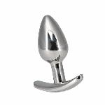 Анальна пробка Pillow Talk Sneaky Luxurious Stainless Steel Anal Plug із кристалом Swarovski - мініатюра 1